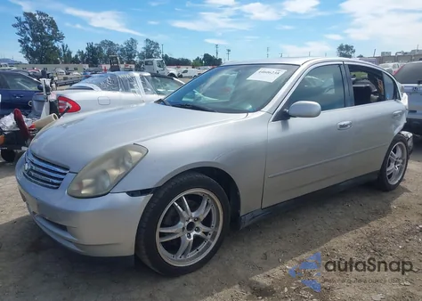 2003 Infiniti G35 Luxury Leather z USA, uszkodzony, nr VIN JNKCV51E93M329331